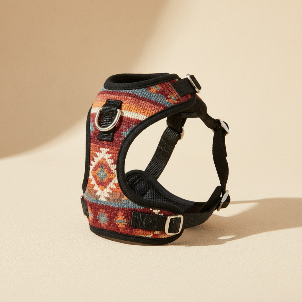 Dog Harness With Leather – Boho